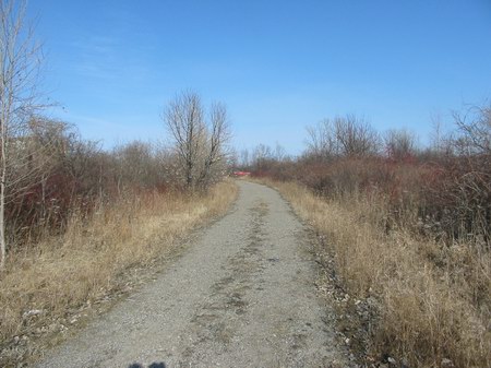 Zilwaukee Speedway - Driveway Photo From Water Winter Wonderland (newer photo)